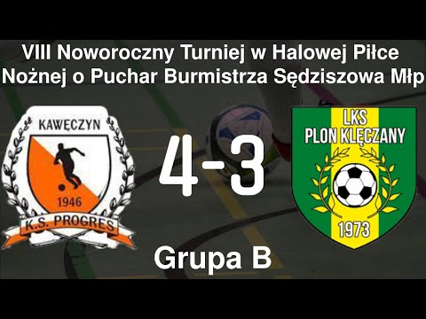 Progres Kawęczyn 4-3 Plon Klęczany