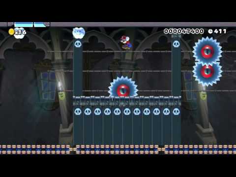 崩壊の館 (Collapse mansion) by きちくこけし 一SUPER MARIO MAKER一 No Commentary 1AL 1AN