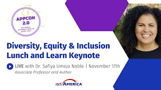 Lunch and Learn with Keynote, Dr. Safiya Umoja Noble