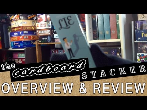 Overview & Review with The Cardboard Stack - Pack-O-Games 6 - LIE