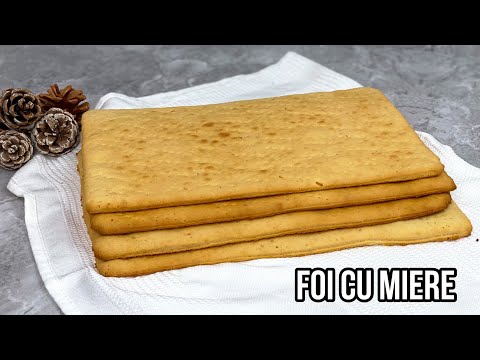 Foi cu miere - cele mai bune foi pentru prajituri - reteta fara cantar | @egustos