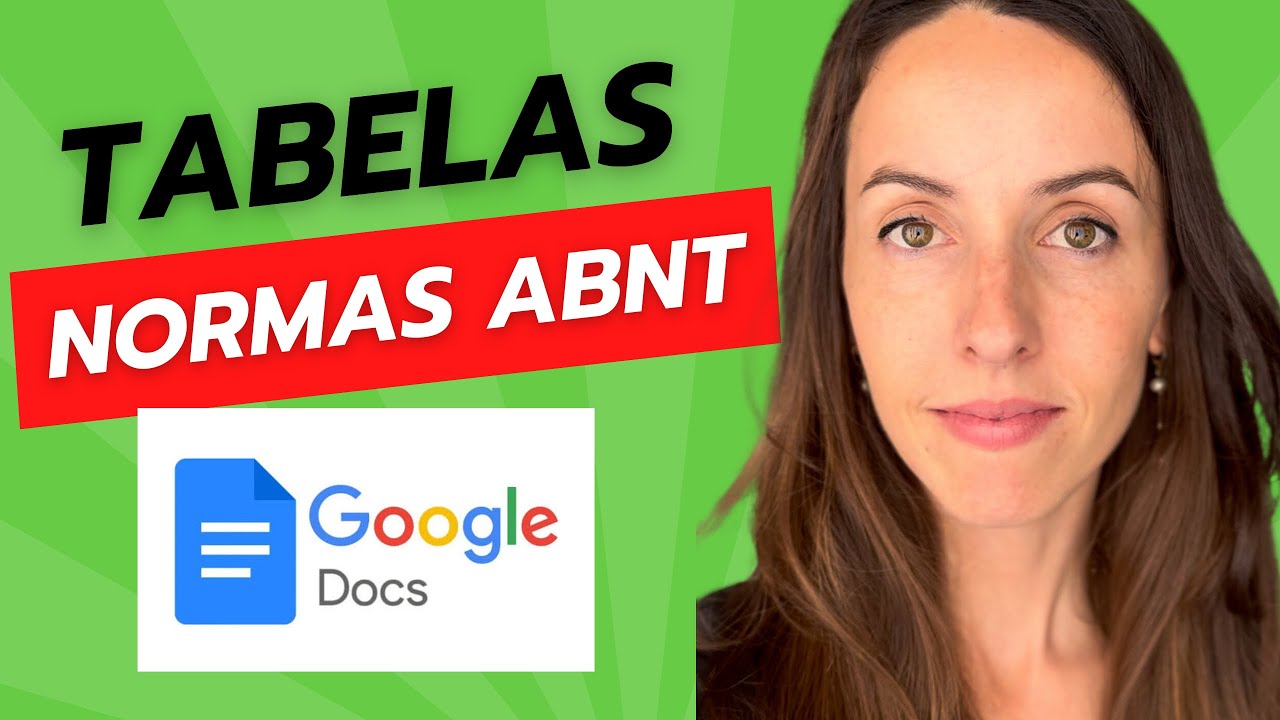 Normas ABNT para TABELAS (Google Drive 2024)