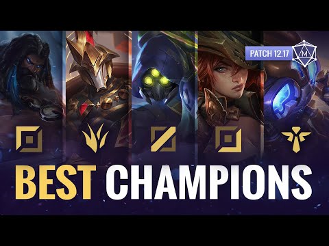 BEST CHAMPIONS for EVERY Role In Patch 12.17 | Season 12 LoL