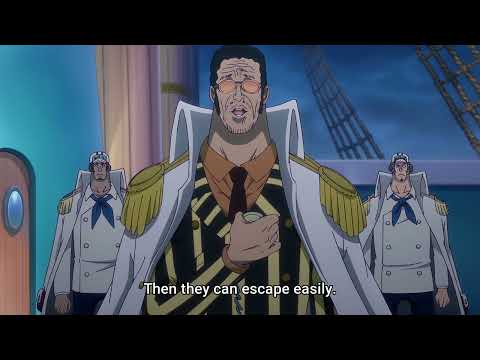 Admiral Kizaru arriving to Egghead with an Army (English Sub)