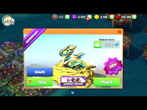 Hatched Legendary Academy Dragon-Dragon Mania Legends | Clan Siege Event | DML