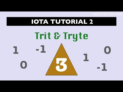 IOTA tutorial 2: Trit and Tryte