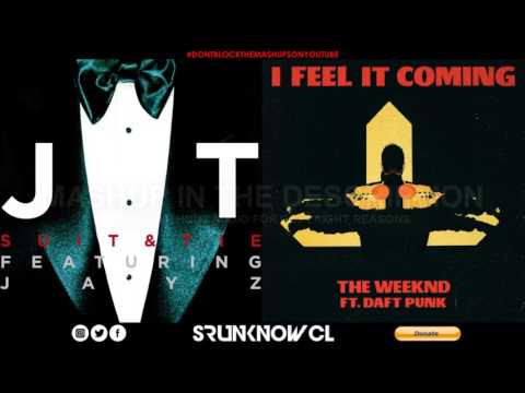 Justin Timberlake ft. Jay-Z vs. The Weeknd ft. Daft Punk - "The Suit & Tie Coming" (Mashup)
