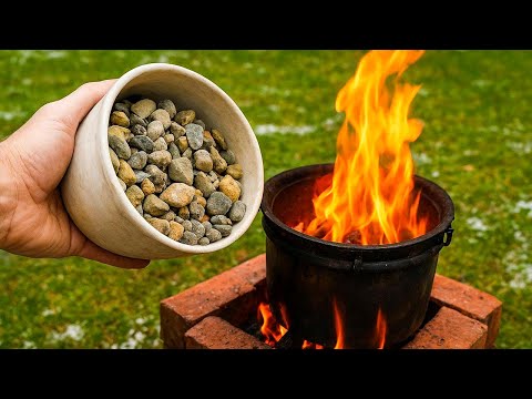 Mistake of surviving winter without a sand stove | DIY sand stove - no gas, no electricity needed
