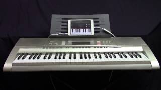 Video thumbnail for Casio LK 270 Meets Garage Band IOS by Richard Pierik