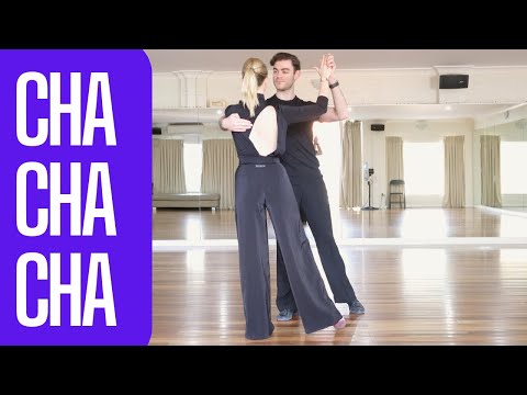 Basic Cha Cha For Beginners | Forward & Back Basic, New York, Underarm Turn & Hand To Hand