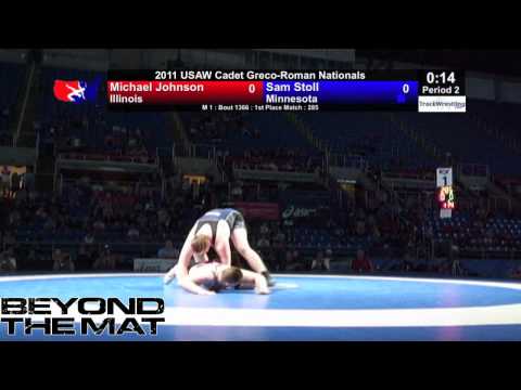 Cadet Greco Final 285 - Sam Stoll (MN) vs. Michael Johnson (IL)