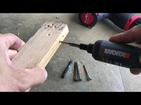 Suktuvas Worx WX240; 3,6 V; 1,5 Ah akum. + priedai video