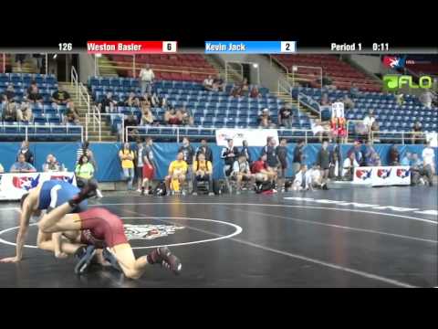 Junior 126 - Weston Basler (Missouri) vs. Kevin Jack (Connecticut)