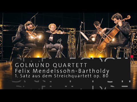Goldmund Quartett 1. Satz aus dem Streichquartett, op. 80 von Mendelssohn Bartholdy  | SWEET SPOT.