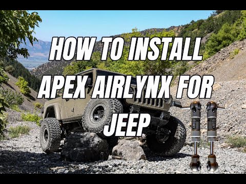 How to install Apex airLYNX in Jeep JL/JT/JK (adjustable rate sway bar end links)