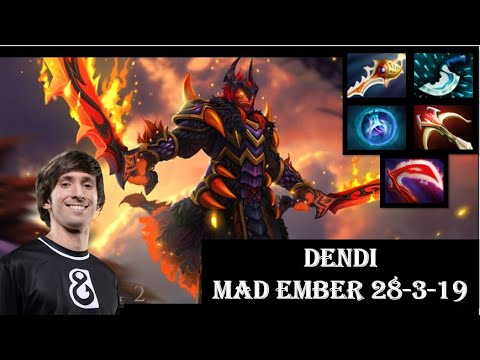 B8.Dendi [Ember Spirit] Mad Carry Unstopable Kill 28/3/19 | 7.25 Dota 2