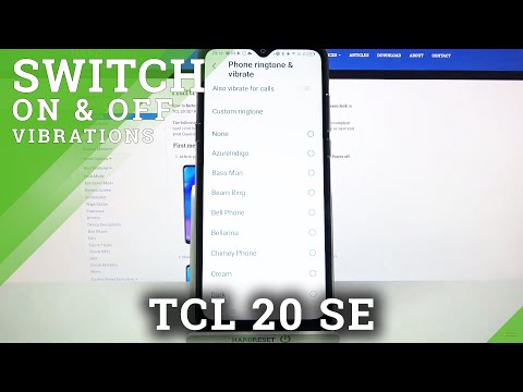 TCL 20 SE - How to Find & Manage Vibration Settings