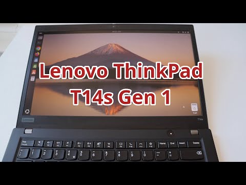 Lenovo ThinkPad T14s Gen 1 with Intel CPU and Ubuntu 24.04 LTS Linux Distribution