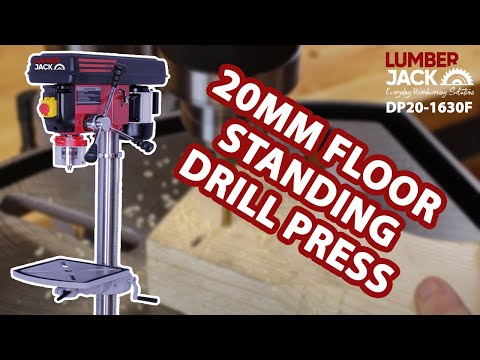 Lumberjack DP20-1630F 20mm Drill Press Floor Standing Professional Pillar Machine Specification Tour