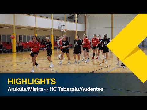 HIGHLIGHTS | Aruküla/Mistra - HC Tabasalu/Audentes | Round 2 | Estonian Cup Competition 2021/22