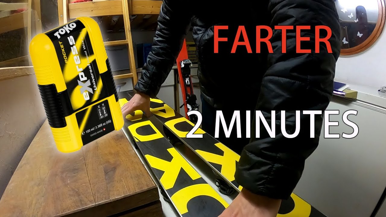 FARTER SES SKIS EN 2 MINUTES AVEC DU FARTE LIQUIDE