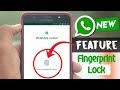 WhatsApp Fingerprint Lock on Official WhatsApp - WhatsApp Latest Update 2019 - WhatsApp New Features WhatsApp Fingerprint Lock on Official WhatsApp - WhatsApp Latest Update 2019 - WhatsApp New Features