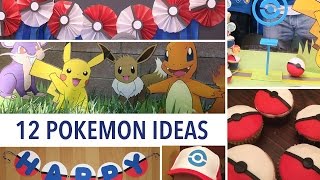 POKEMON GO! 12 Ideas Para Fiestas - Decoración, actividades y comida