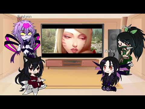League of legends Reacts to KDA - Pop Stars