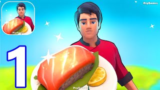 Beach Buffet - Gameplay Walkthrough Part 1 Beach Restaurant Manager (Android, iOS)