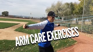 Baseball Arm Care Exercises