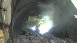 preview picture of video 'Crossrail completes first tunnel breakthrough August 2012'