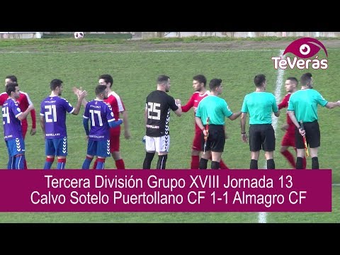 Breve Resumen Calvo Sotelo Puertollano CF 1-1 Almagro CF