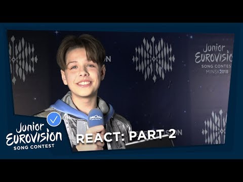 Junior Eurovision stars react to Eurovision Song Contest, Part 2