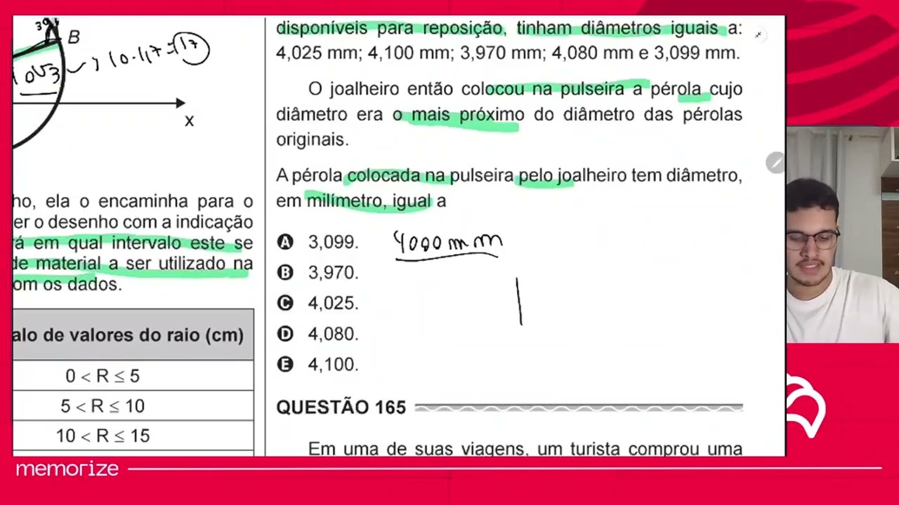 Resolução em Vídeo — Questão 157 ENEM 2017