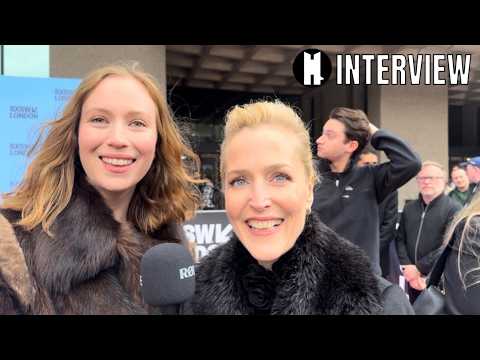 Avant-première londonienne de Teenage Sex and Death at Camp Miasma, avec Gillian Anderson et Hann...