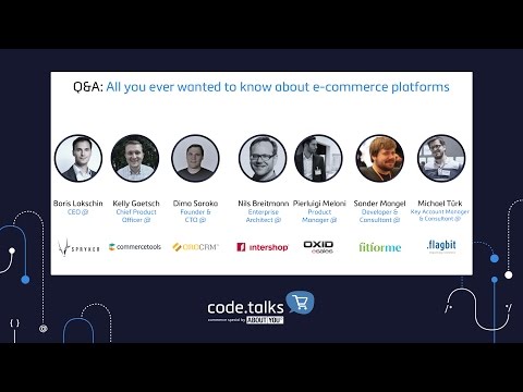 code.talks commerce special 2017 - Q&A: All you ever wanted to know about e-commerce platforms