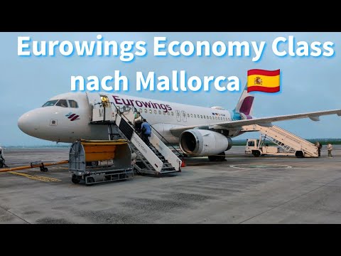 Typischer Eurowings Flug, keinen kostenlosen Service, aber es gibt ein IFE / vom BER zum Ballermann