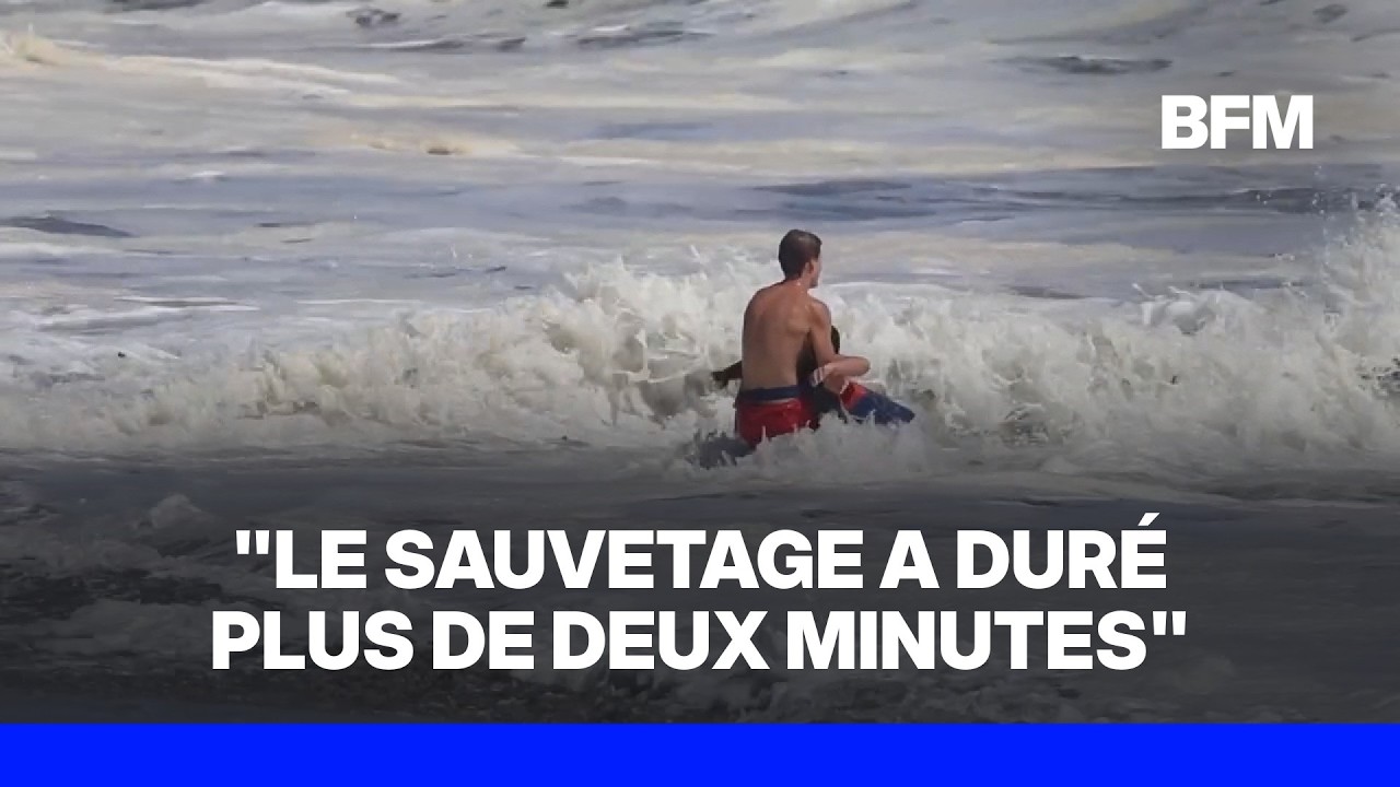 Les images d’un impressionnant sauvetage au large de Santa Cruz en Californie
