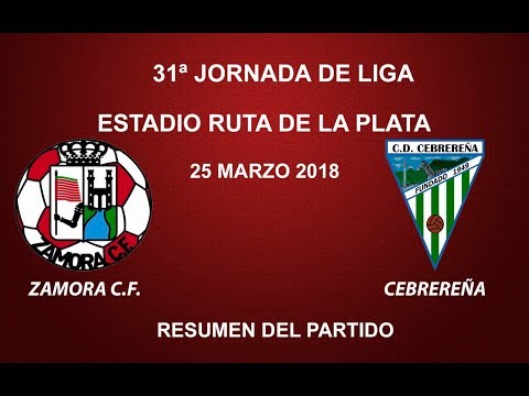 ZAMORA C.F. 3-1 C.D. CEBREREÑA: RESUMEN DEL PARTIDO