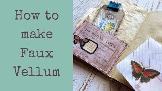 Faux Vellum envelopes and pockets + a freebie!