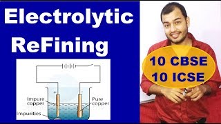 ELECTROLYTIC REFINING ||  Meatls and Non - Metals  10 CBSE || Occurence of Metals || 10 CBSE ||