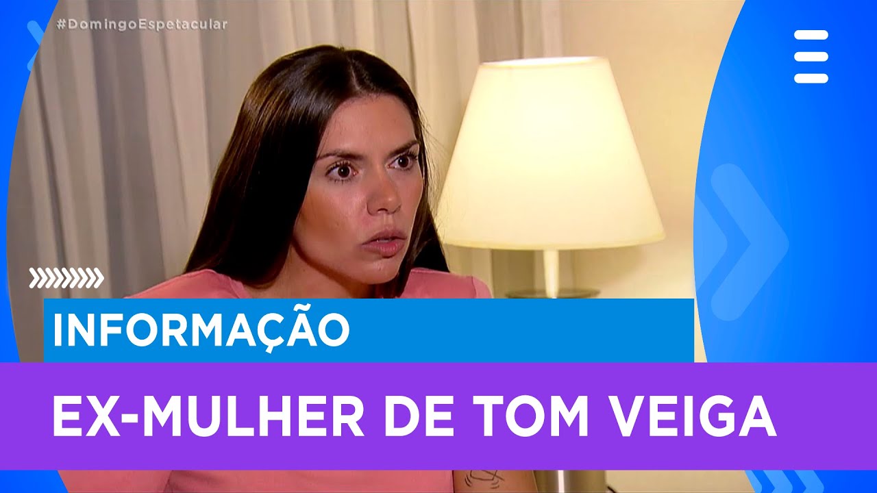 Roberto Cabrini entrevista, em EXCLUSIVO, Cybelle Hermínio, ex-mulher de Tom Veiga