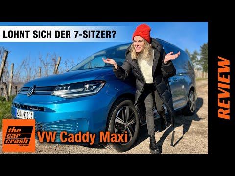 VW Caddy Maxi (2022) Was kann der 7-Sitzer mit langem Radstand? Fahrbericht | Review | Test | Preis
