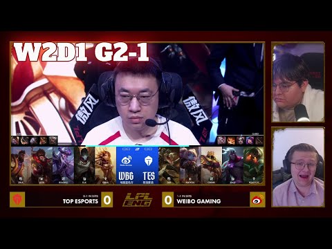 WBG vs TES - Game 1 | Week 2 Day 1 LPL Winter 2026 Split 1 | Weibo Gaming vs Top Esports G1 full
