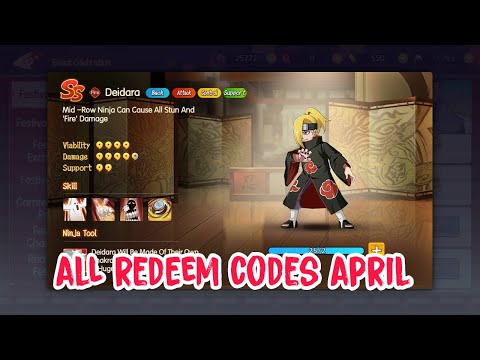 Ninja Heroes Unleashed | New 2 Giftcodes April - Event Free SS Ninja | Epic Ninja God New Gift Codes