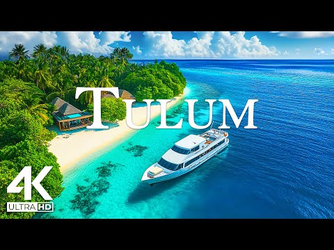 Tulum 4K - Amazing Aerial Film - Relaxing Piano Music - Beautiful Nature - 4K Video Ultra HD