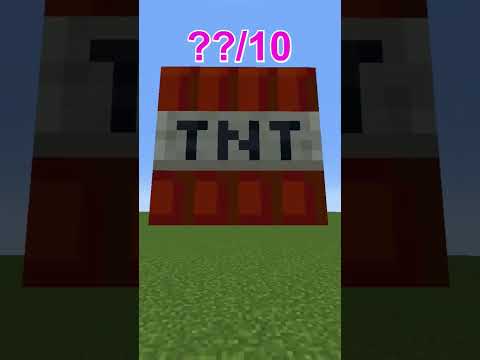 Mini TNT vs 10,000 TNT Minecraft Showdown