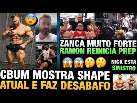 CBUM GIGANTE (SHAPE ATUAL) - ZANCA E RAMON INICIAM TRABALHOS RUMO AO OLYMPIA + NICK WALKER