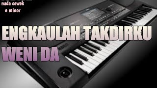 Download lagu KARAOKE ENGKAULAH TAKDIRKU(weni da)nada cewek e minor mp3