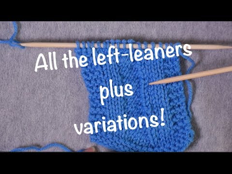 Comparing SSK, SKP, and K2tog tbl  // Technique Tuesday